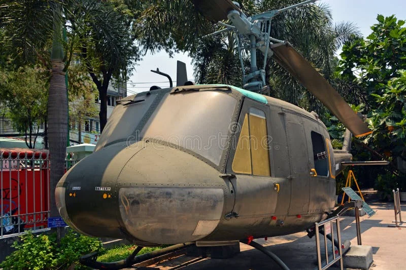 American helicopter display war remnants museum ho-chi-minh city