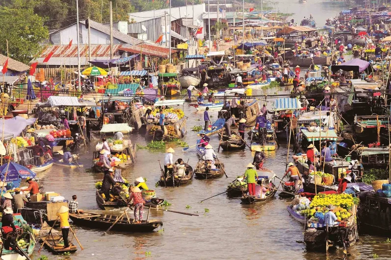 Floating market